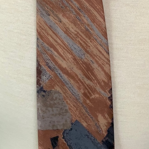 Alberto Serra TIE- brown/dark grey multi - Picture 9 of 10
